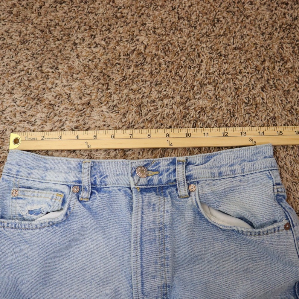 We The Free Lasso Straight Leg Jeans Button Fly Size 27 Waist 29" Inseam 30" - Picture 12 of 16
